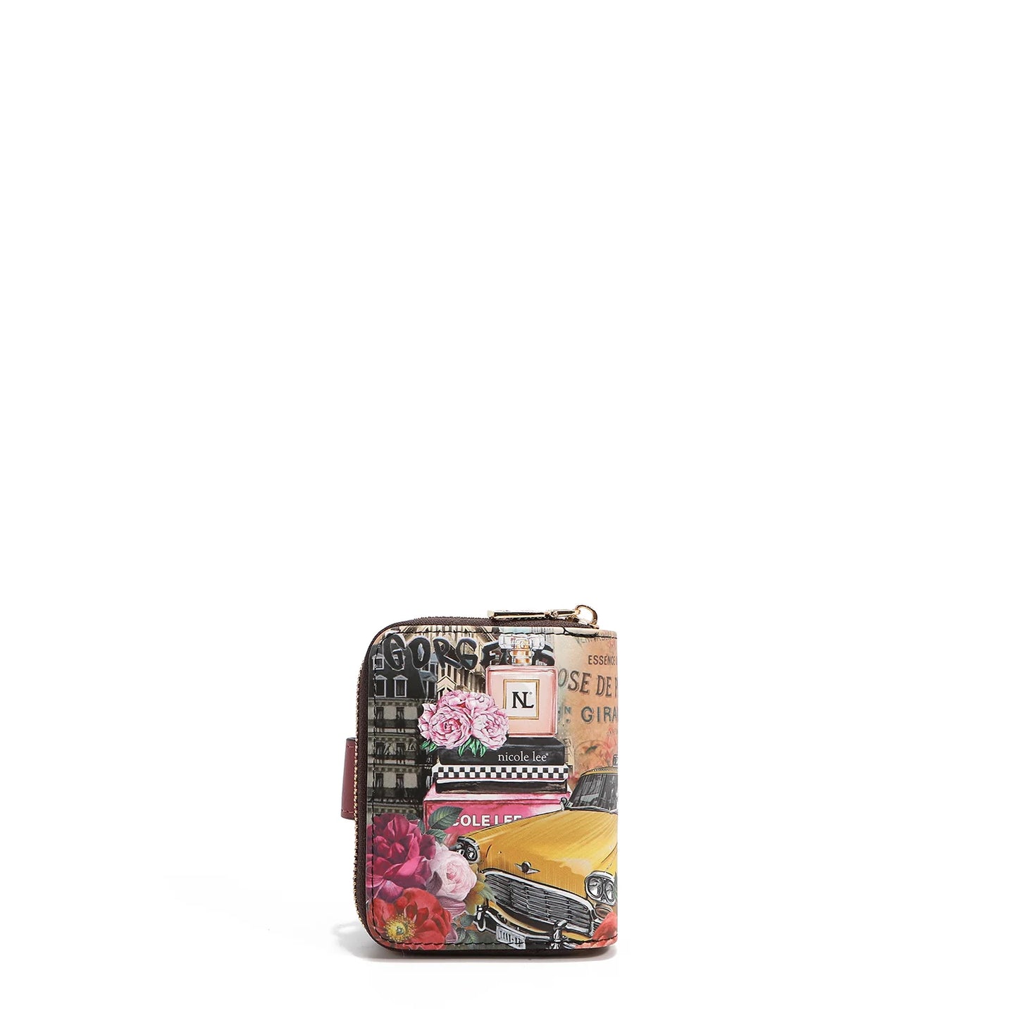 CARTERA PLEGABLE DE CORAZÓN DE DENIM