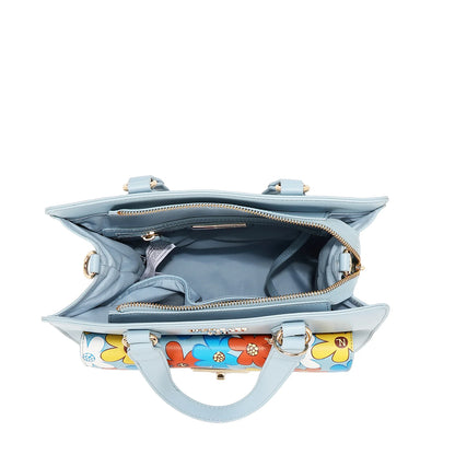 BOLSO DE MANO POP FLORAR FLO17473 (AZUL CIELO)