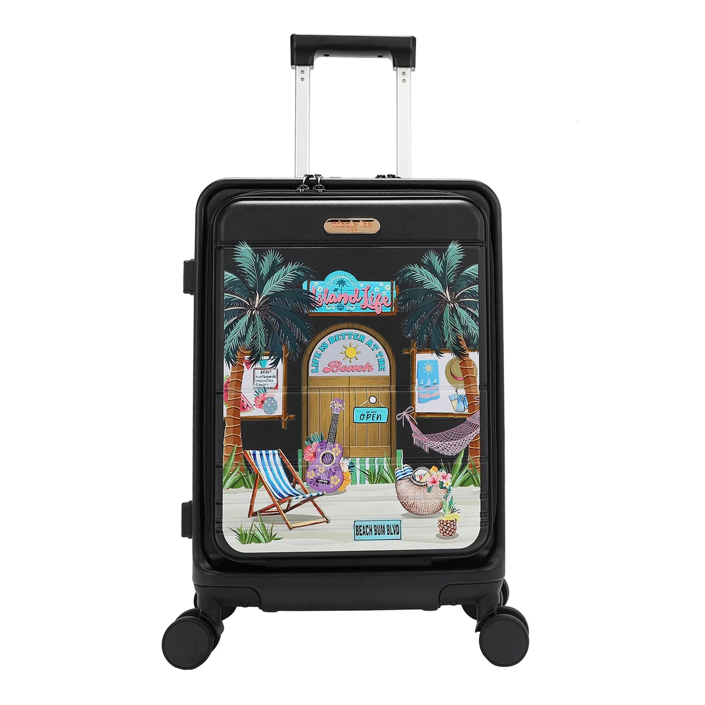 MALETA DE MANO DE RAYAS DE 20" Sun and Sand