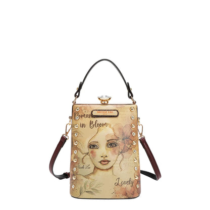 BOLSO CON DETALLES BRILLANTES PRT16613