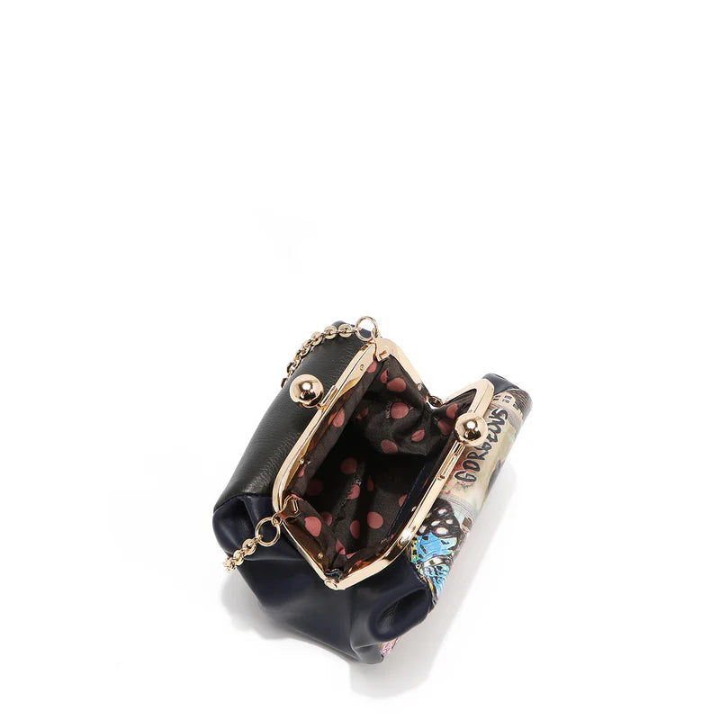 MINI BOLSO BANDOLERA KISS LOCK PRT7803-DCT