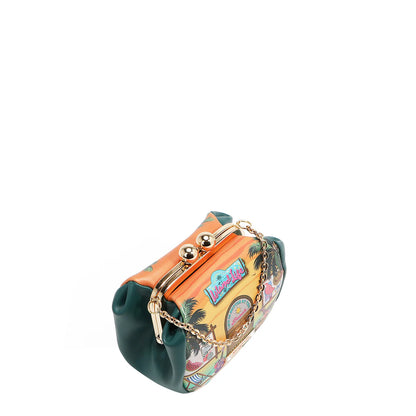 MINI BOLSO CRUZADO CON CIERRE KISS LOCK
