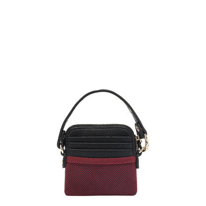 MINI BOLSO CRUZADO CON ASA SUPERIOR